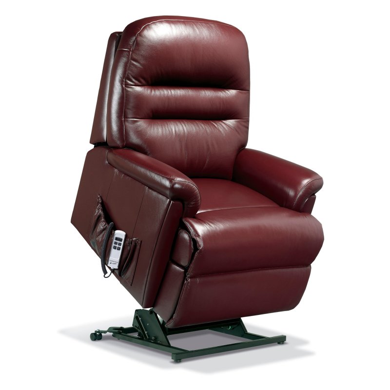 Leather electric discount riser recliner chairs