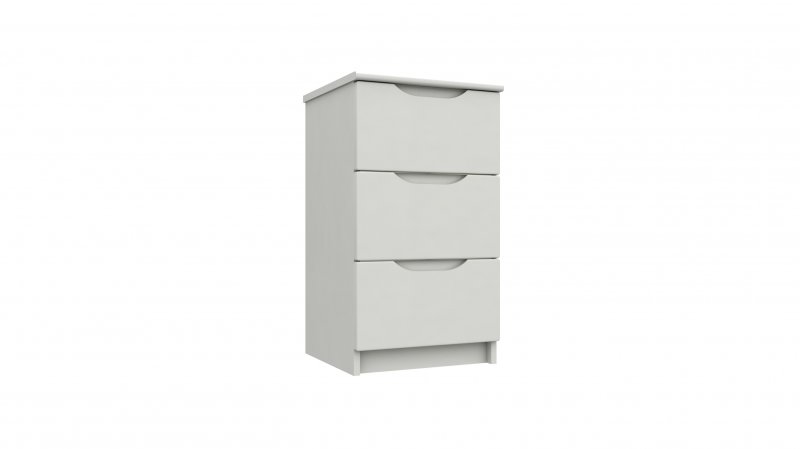 One Call Renata 3 Drawer Bedside