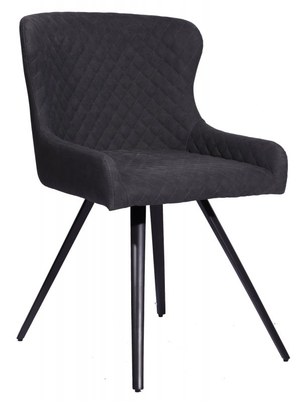 Classic Furniture Alpha Dining Chair Grey Faux Leather