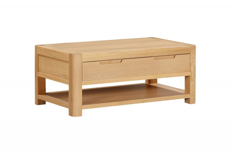 Papaya Coppice Coffee Table with Drawers